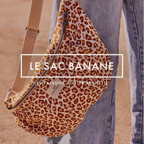 LE SAC BANANE Cross Body Bag Sewing Pattern by Atelier Brunette