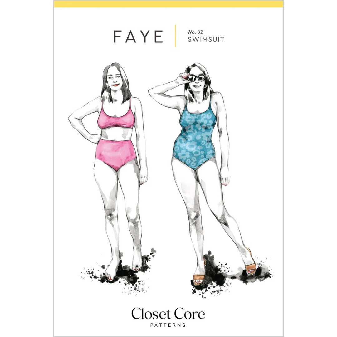 Faye Swimsuit Sewing Pattern by Closet Core Patterns