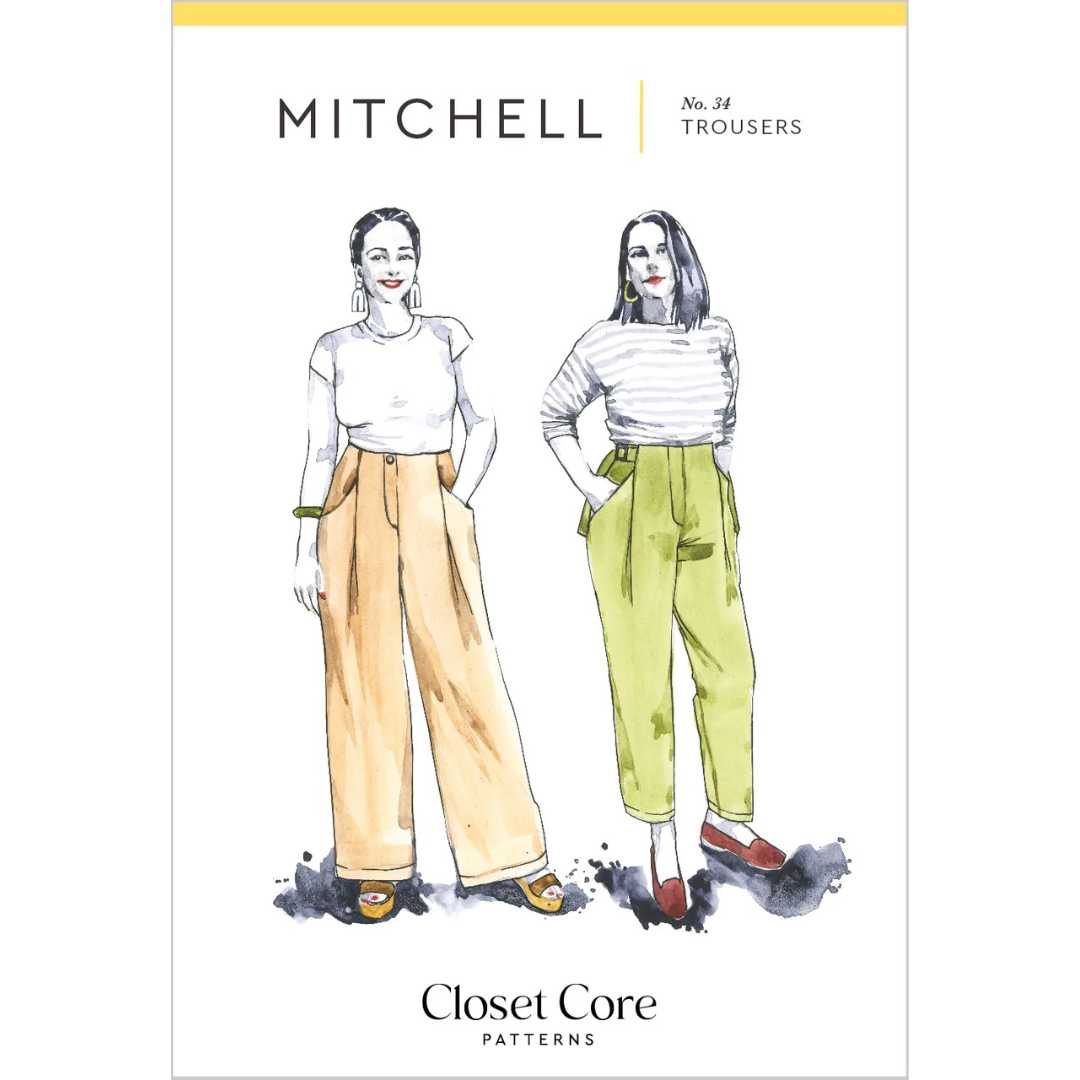 Mitchell Trousers Sewing Pattern by Closet Core