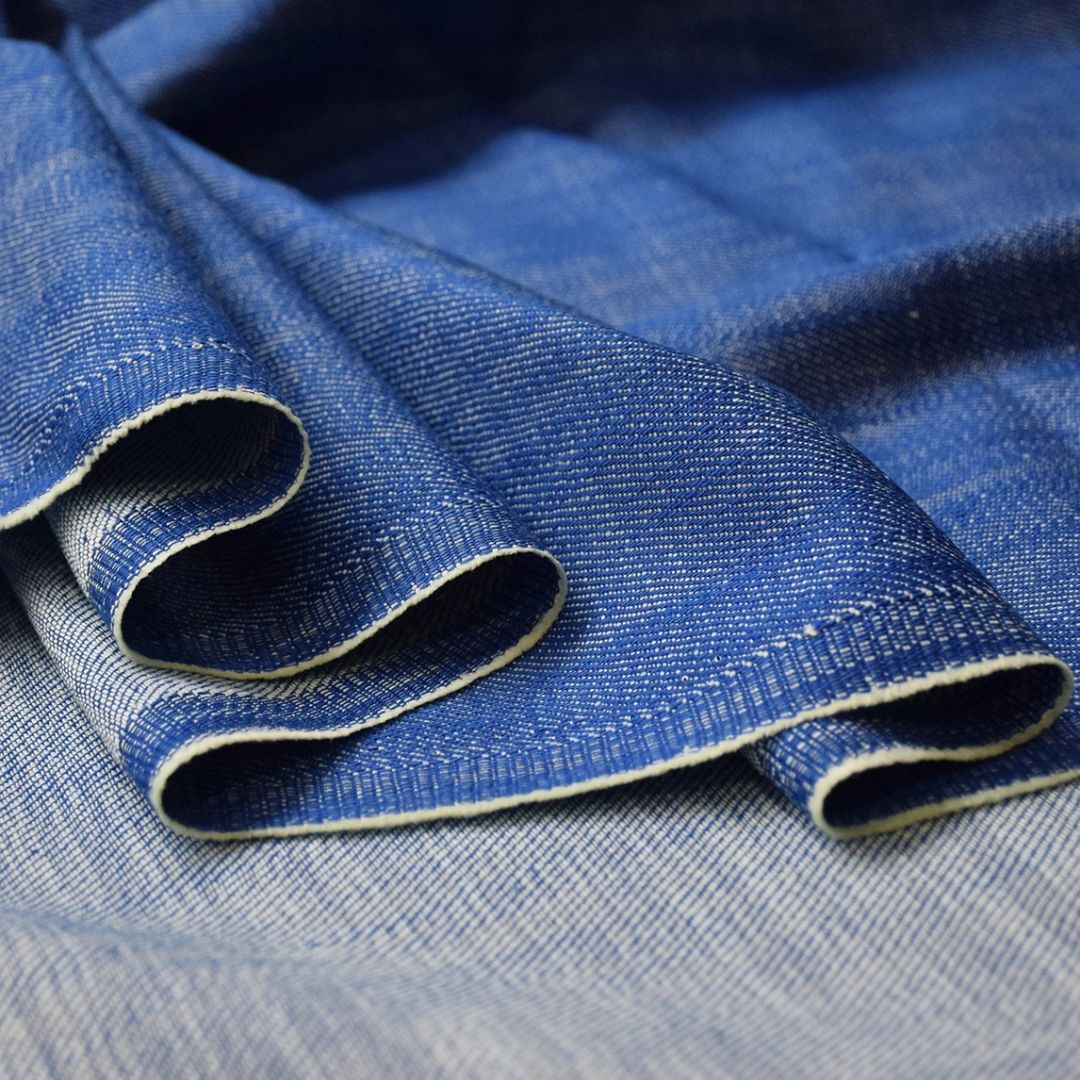 Cousette - Soft Denim 10oz - Bright Blue - Priced per 0.5 metre