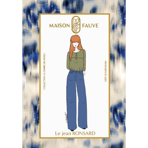 RONSARD Jeans Sewing Pattern by Maison Fauve