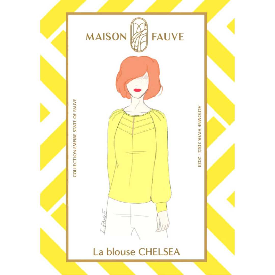 CHELSEA Top/Blouse Sewing Pattern by Maison Fauve