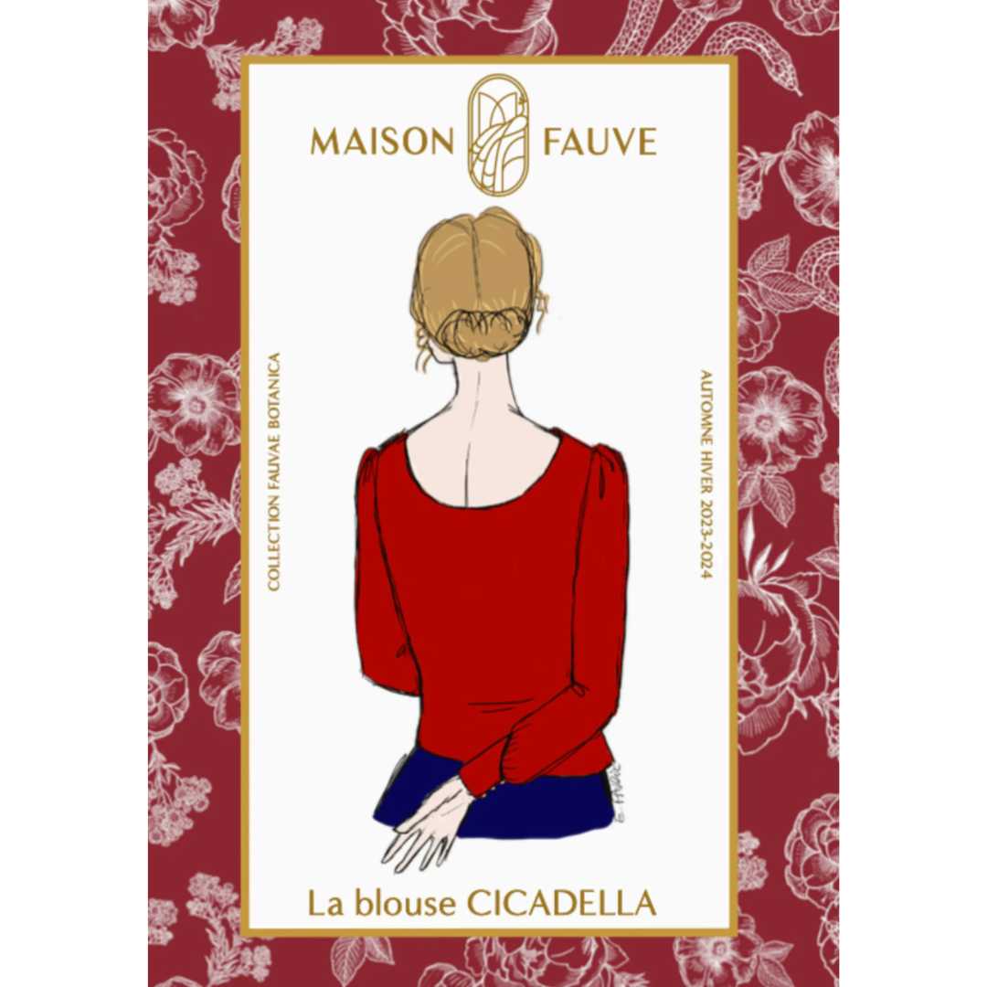 CICADELLA Blouse Sewing Pattern by Maison Fauve