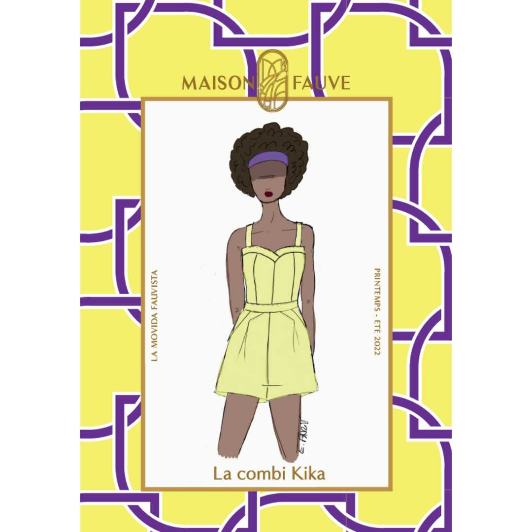 KIKA Jumpsuit/Dress Sewing Pattern by Maison Fauve