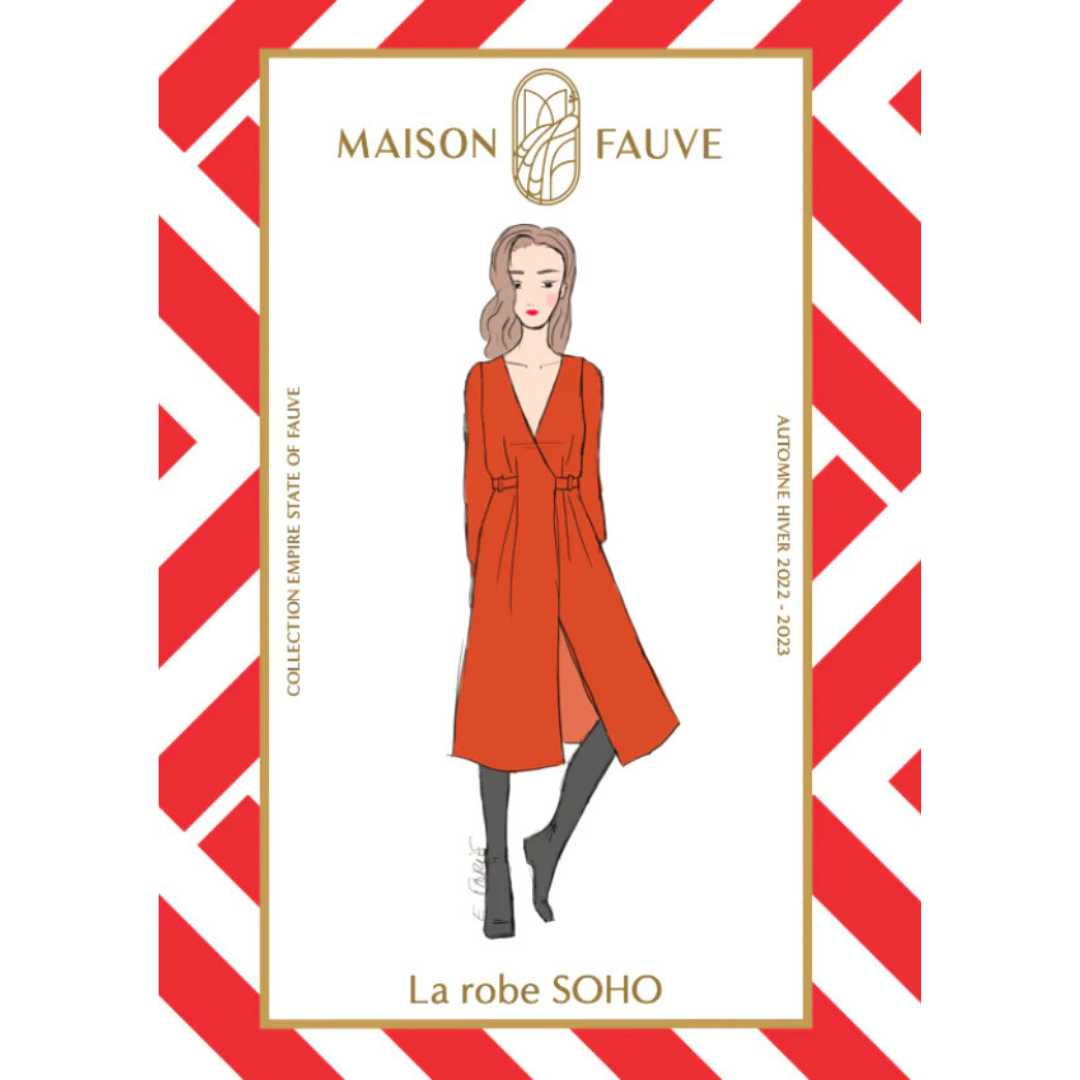 SOHO Dress/Blouse Sewing Pattern by Maison Fauve