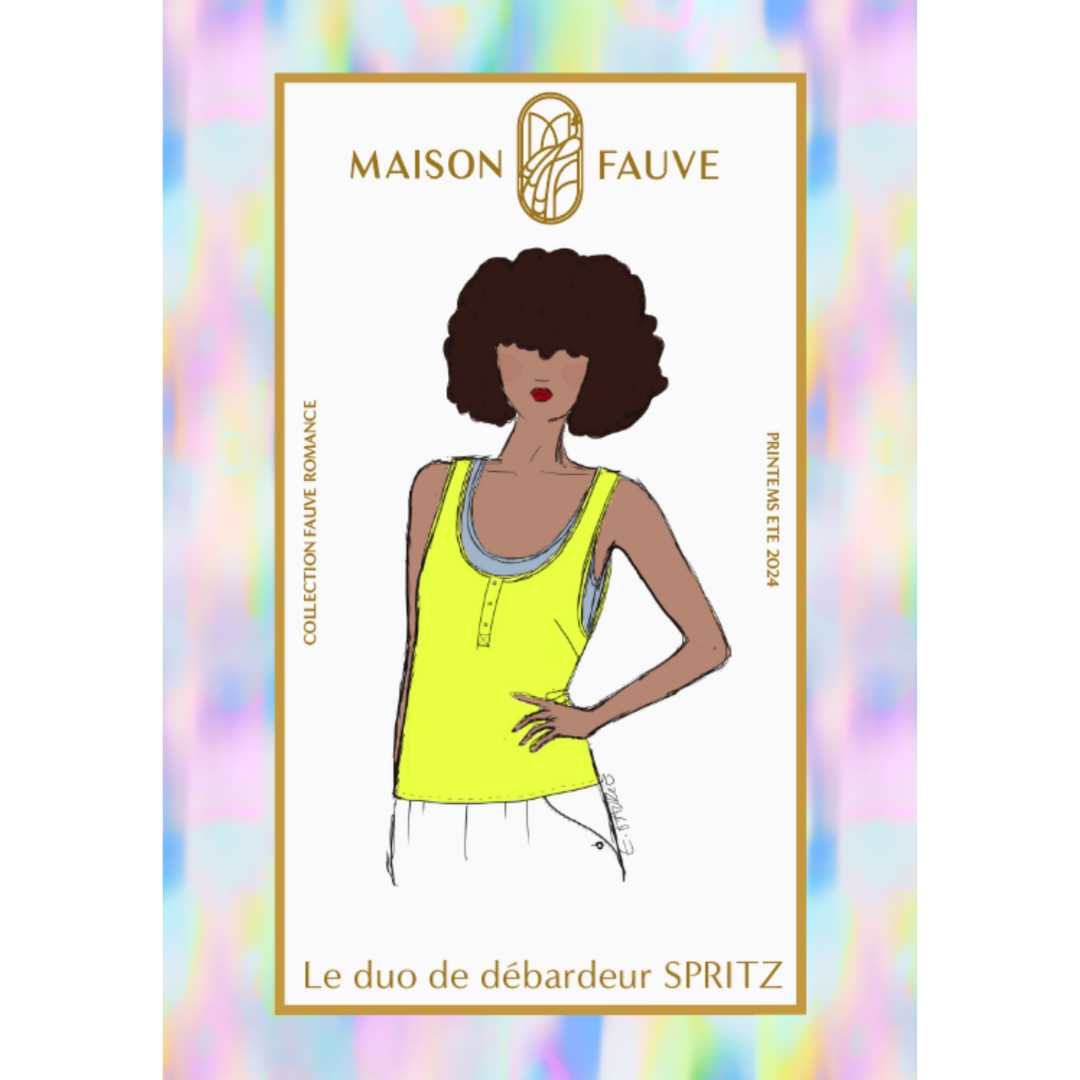 SPRITZ Tank Top Sewing Pattern by Maison Fauve