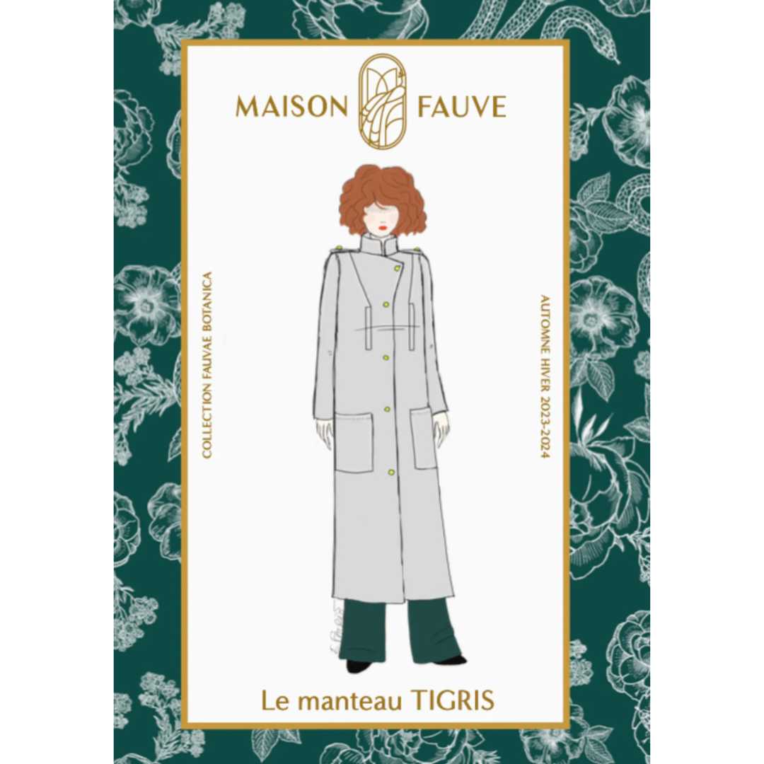 TIGRIS Coat Sewing Pattern by Maison Fauve