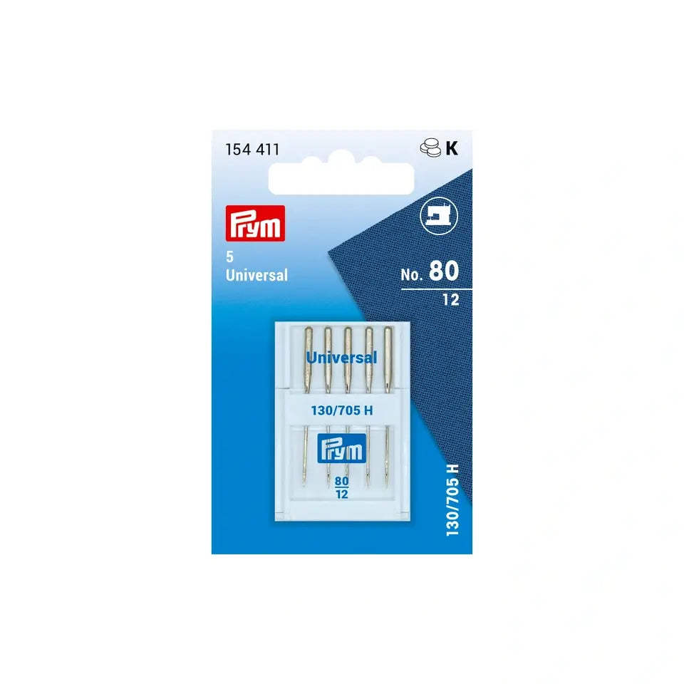 Prym Standard Sewing Machine Needles - Size 80 - Pack of 5