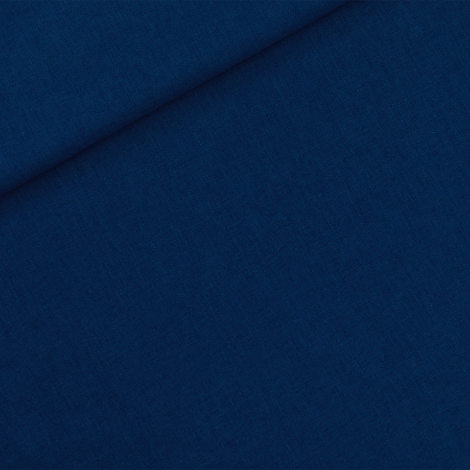 See You At Six - Linen Viscose Blend Fabric - Set Sail Blue - Priced per 0.5 metre