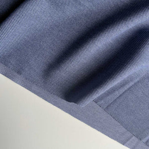 Textured Denim Knit - Steel Blue - Priced per 0.5 metre