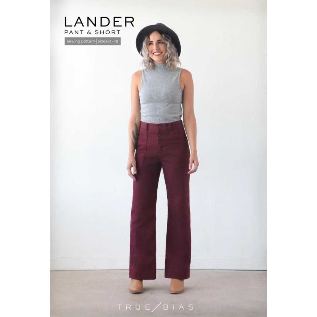 Lander Pant and Short Sewing Pattern by True Bias