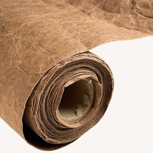 Washable Kraft Paper Fabric - Caramel - Priced per 0.5 metre