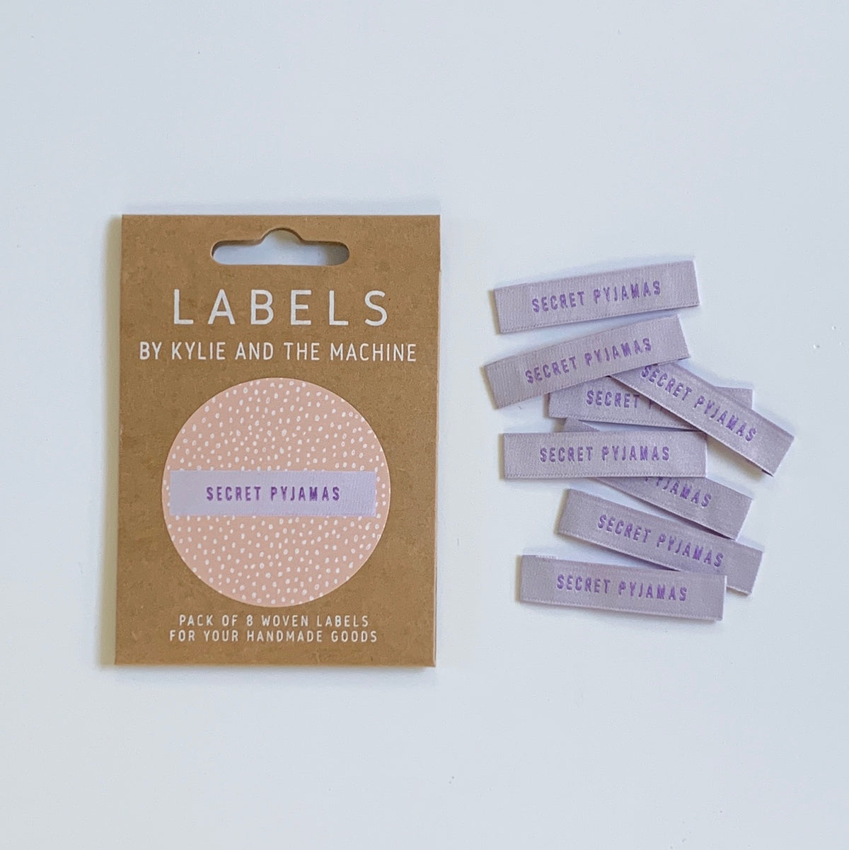 Hacked Woven Clothing Labels by Kylie and the Machine - 10 labels per pack  > Kylie and the Machine Woven Labels > Fabric Mart