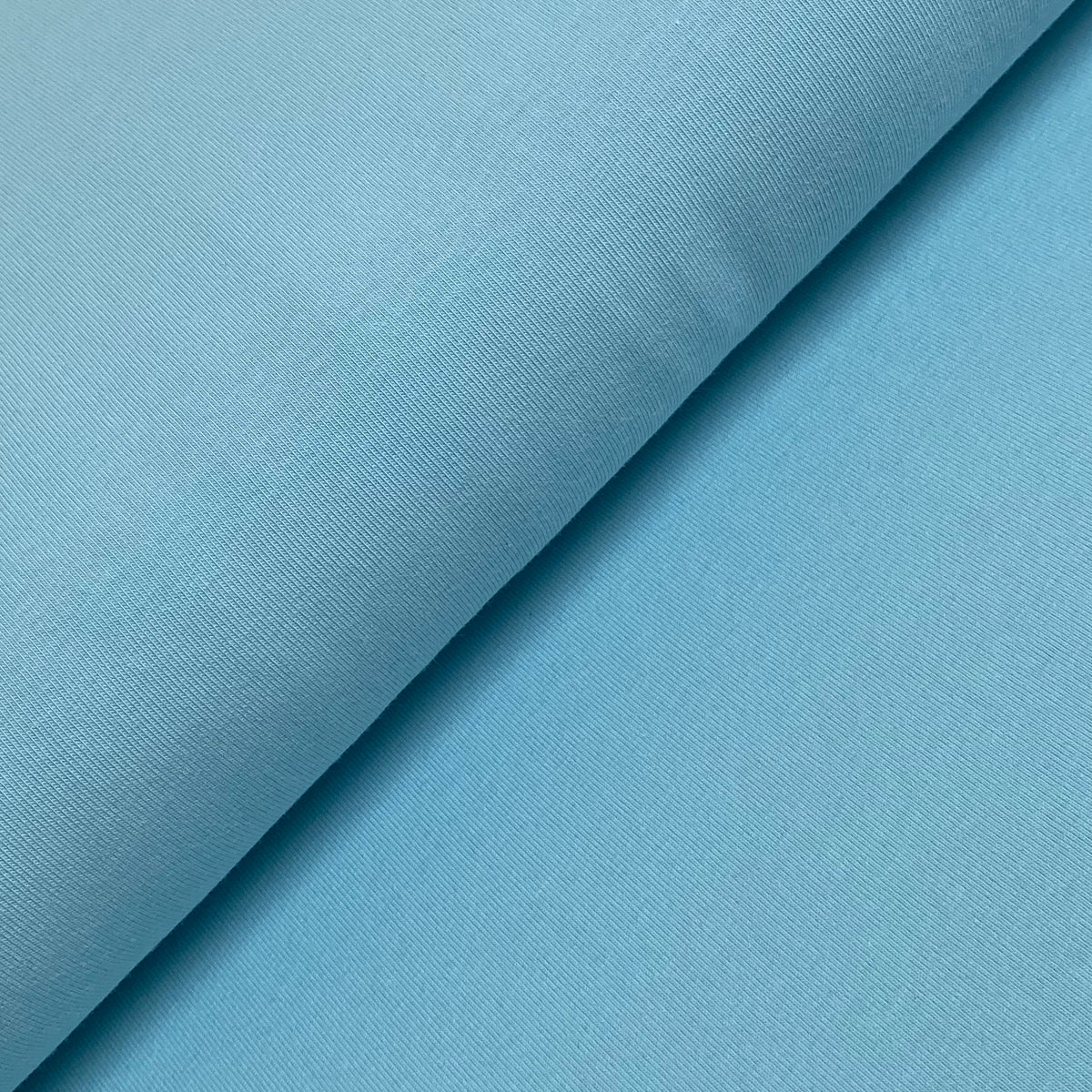 REMNANT 130cm - Organic Cotton Jersey - Pastel Blue